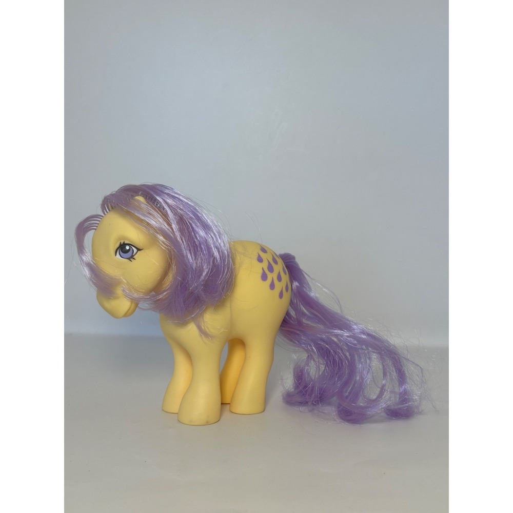 Vintage 1982 My Little Pony LEMON DROP Hasbro G1 Mail Order Yellow Lavender - Picture 5 of 12